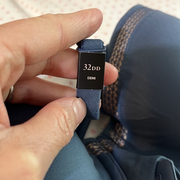 Victoria’s Secret Body by Victoria blue lined demi size 32DD - Picture 6 of 6